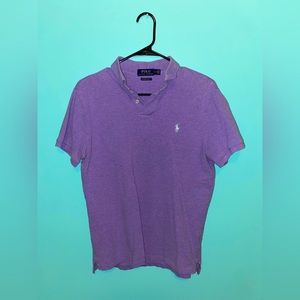 Polo Ralph Lauren collared Tee purple